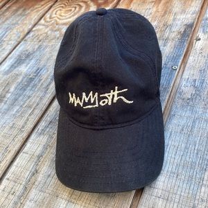 Mammoth Mountain Black Baseball Cap